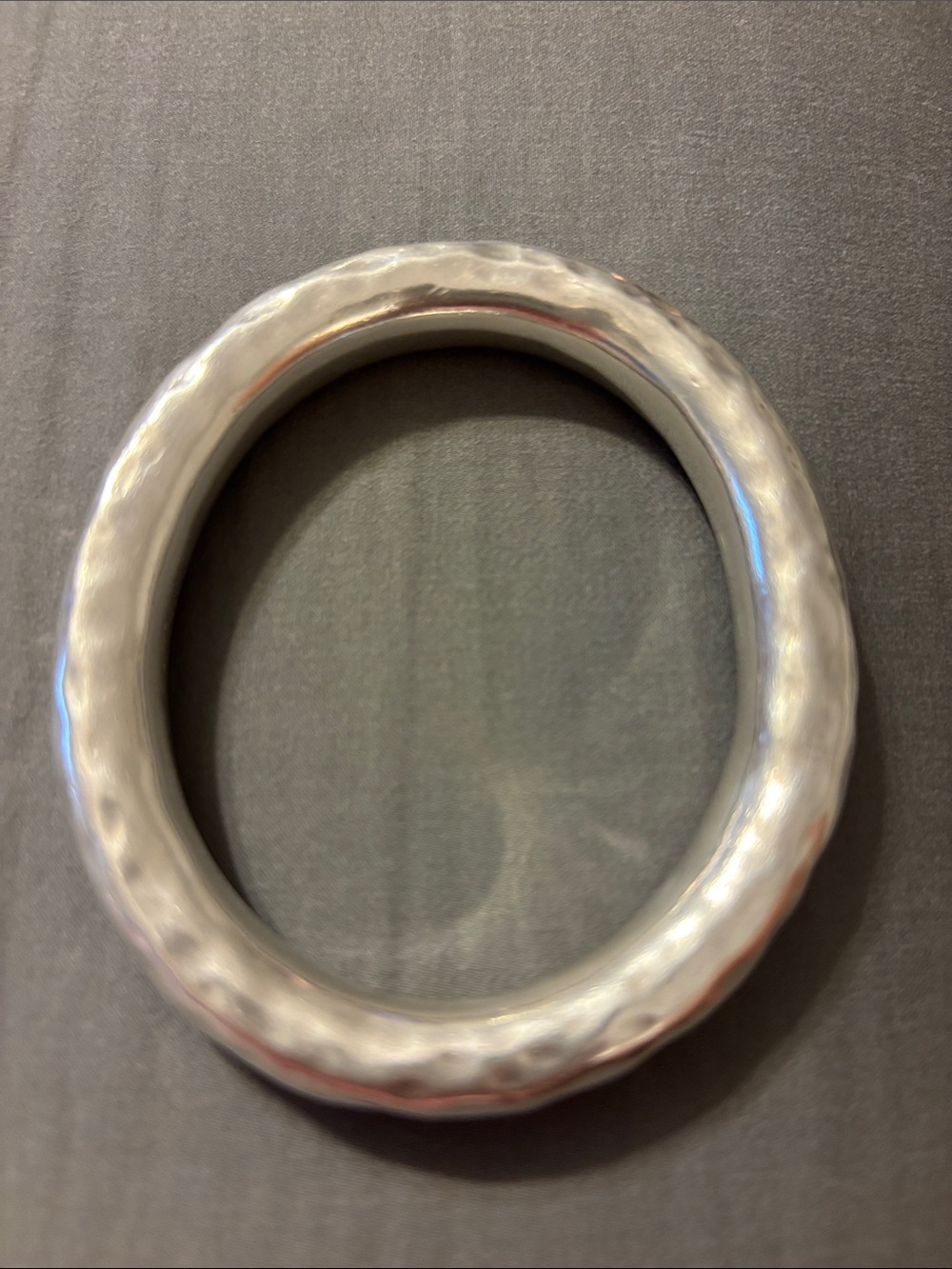 Silpada Sterling Silver Hammered Bangle Bracelet B1117